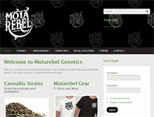 Tablet Screenshot of motarebelgenetics.com